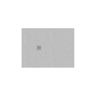 Sprchová vanička obdélníková Ravak Slate Pro 100x80 cm litý mramor smoke grey XA03A43O010