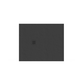 Sprchová vanička obdélníková Ravak Slate Pro 100x90 cm litý mramor černá XA03A733010
