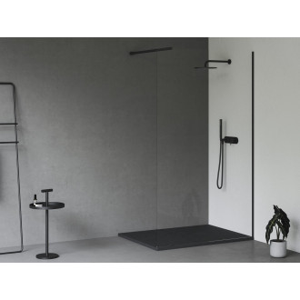 Sprchová vanička obdélníková Ravak Slate Pro 120x90 cm litý mramor černá XA03G733010