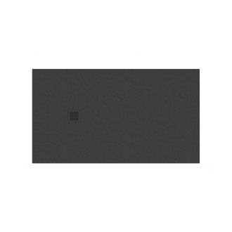 Sprchová vanička obdélníková Ravak Slate Pro 140x90 cm litý mramor černá XA03M733010