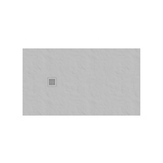 Sprchová vanička obdélníková Ravak Slate Pro 140x90 cm litý mramor smoke grey XA03M73O010