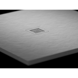 Sprchová vanička obdélníková Ravak Slate Pro 140x90 cm litý mramor smoke grey XA03M73O010