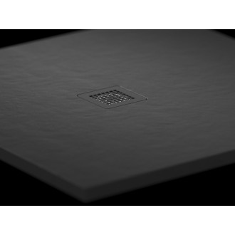 Sprchová vanička obdélníková Ravak Slate Pro 160x90 cm litý mramor černá XA03S733010