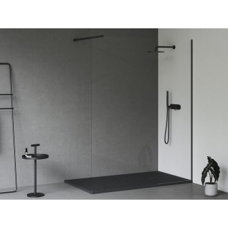 Sprchová vanička obdélníková Ravak Slate Pro 160x90 cm litý mramor černá XA03S733010