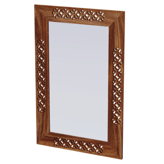 Zrcadlo Mira 60x90 cm z indického masivu palisandr MIRA-Z90