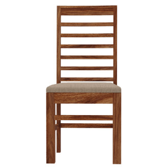 Židle Rami s polstrovaným sedákem z indického masivu palisandr RAMI-CHT