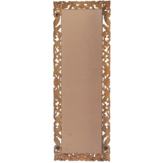 Zrcadlo 60x170 cm Retro ručně vyřezávané z masivu mango RETRO-Z170