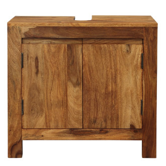 Skříňka pod umyvadlo Gani 65x60x35 cm z indického masivu palisandr GANI-KSU