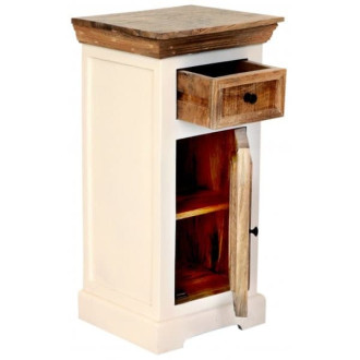 Skříňka do koupelny Agni 40x80x35 cm z masivu mango AGNI-SD