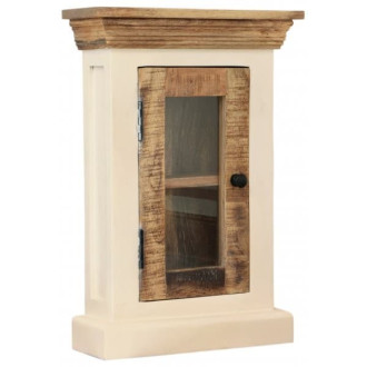 Nástěnná skříňka do koupelny Agni 40x60x15 cm z masivu mango AGNI-SN