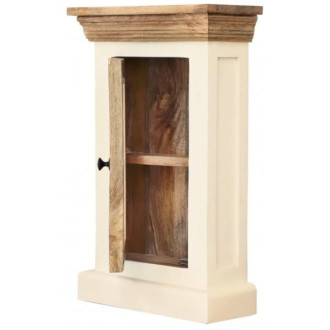 Nástěnná skříňka do koupelny Agni 40x60x15 cm z masivu mango AGNI-SN