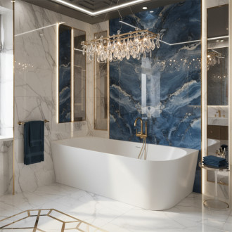 Rea Rohová akrylátová vana Bellanto Slim 170 Levá REA-W0131