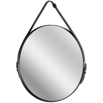 Rea Zrcadlo na pásku 60cm, černá HOM-09805