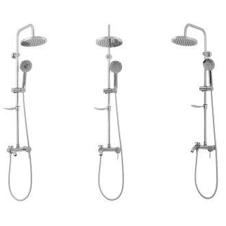 Rea Sprchový set s baterií a výtokem Luis Chrome REA-P7007