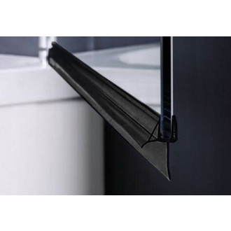 Rea Spodní těsnění sprchového koutu,  6-8mm, černá REA-K9938