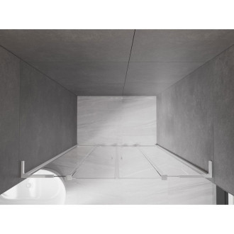 Mexen Velar L Duo posuvné sprchové dveře 160 cm, průhledné, chrom - 871-160-003-02-01