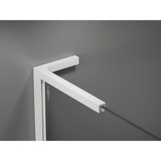 Posuvné sprchové dveře Mexen Velar L Duo 160 cm, matné, bílé - 871-160-003-32-20