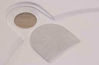 LARA - vanička litý mramor, obdélník 1100x800x30 mm, bez nožiček , VANKCOBDEL1180