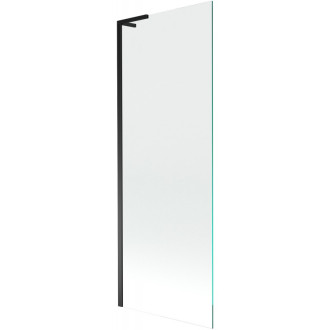 Vanová zástěna Mexen Next L s jedním křídlem 70 x 150 cm, průhledná, černá - 895-070-000-03-00-70