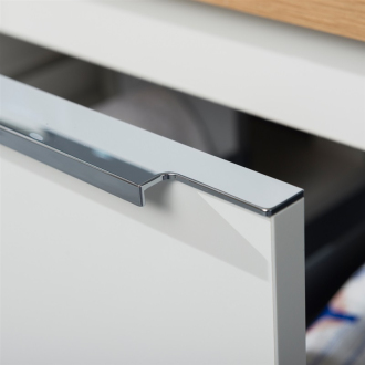 Mailo, koupelnová skříňka 1205x700x476 mm, spodní, lesklá bílá, 4 zásuvky CN513S