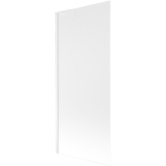 Vanová zástěna Mexen Next L s jedním křídlem 80 x 150 cm, matná, bílá - 895-080-000-03-30-20