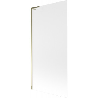 Vanová zástěna Mexen Next L s jedním křídlem 90 x 150 cm, matná, zlatá - 895-090-000-03-30-50