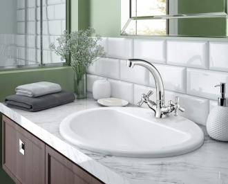 Deante KONWALIA CDK_6U5B Vestavěné umyvadlo 52cm, bílá