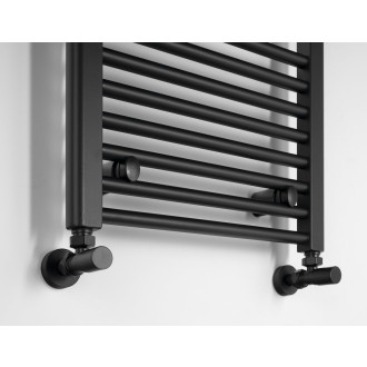 DIRECT otopné těleso s bočním připojením 450x1680 mm, černá mat