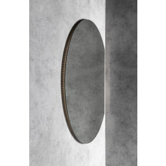 DARA CUT zrcadlo s LED podsvícením 20W, ø 100x90cm, topná fólie