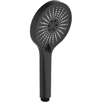 CERANO - Ruční sprcha - 3 funkce - kulatá - černá matná