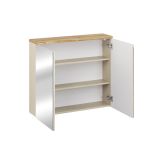 Szafka z lustrem 80cm 2 drzwi