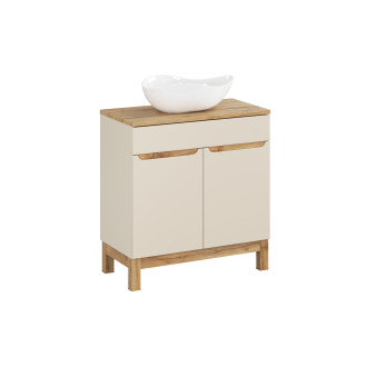 Zestaw meblowy 80cm z blatem i umywalką nablatową Cloud