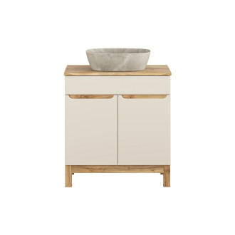 Comad SET-BAC B NAT WOTAN 80CM UN ANNA Nábytková sestava 80 cm s deskou a umyvadlem