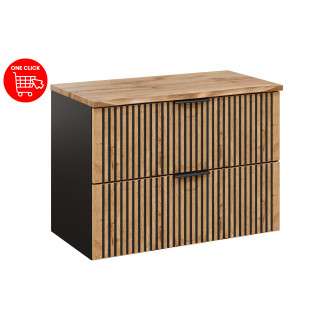 Comad SET-XIL B NAT WOTAN 80CM Koupelnová sestava 80 cm s deskou