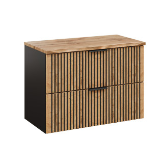 Comad SET-XIL B NAT WOTAN 80CM Koupelnová sestava 80 cm s deskou