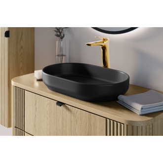 Zestaw meblowy 80cm z blatem i umywalką nablatową River