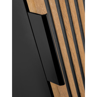 Zestaw meblowy 120cm z blatem, umywalką nablatową Smile, szafką wysoką i lustrem LED