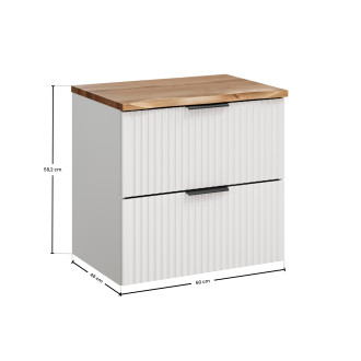 Comad SET-ADW B NAT WOTAN 60CM Koupelnová sestava 60 cm s deskou