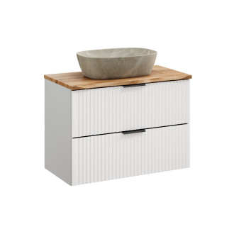 Zestaw meblowy 80cm z blatem i umywalką nablatową Anna