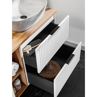 Zestaw meblowy 80cm z blatem i umywalką nablatową Anna