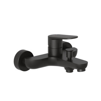 Vanová baterie Kludi X1 bez sprchového setu 150 mm matná černá 326913975