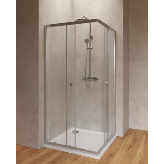 Sprchový kout čtverec 90x90 cm SAT Project SATBKMUQ90CRCH