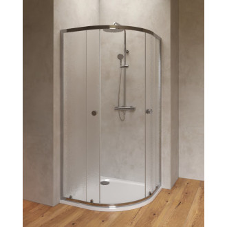 Sprchový kout čtvrtkruh 80x80 cm SAT Project SATBKMUS80CRCH
