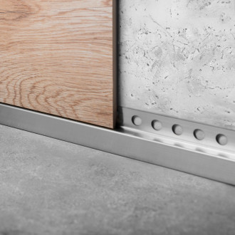 Rea Přední lišta sprchové vaničky 120cm, kartáčovaný nikl REA-K4307