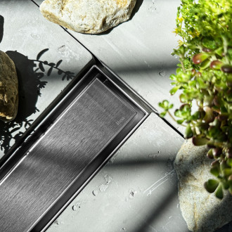 Rea Odtokový žlab REA NEOX PRO, broušený nikl 50 REA-G5806