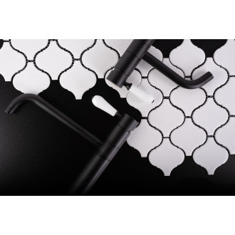 REA Serra umyvadlová baterie, nízká, černá matná REA-B1141