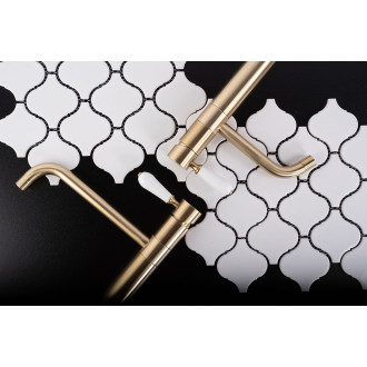 REA Serra umyvadlová baterie, vysoká, broušené zlato REA-B1145