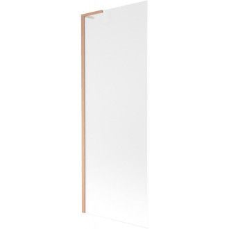 Vanová zástěna Mexen Next L s jedním křídlem 70 x 150 cm, matná, kartáčovaná měď - 895-070-000-03-30-65