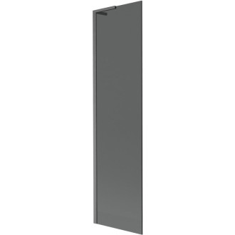 Vanová zástěna Mexen Next L s jedním křídlem 50 x 150 cm, grafitová, kartáčovaná pistolově šedá - 895-050-000-03-40-66