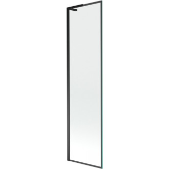 Vanová zástěna Mexen Next L s jedním křídlem 50 x 150 cm, černý rám, černá - 895-050-000-03-70-70